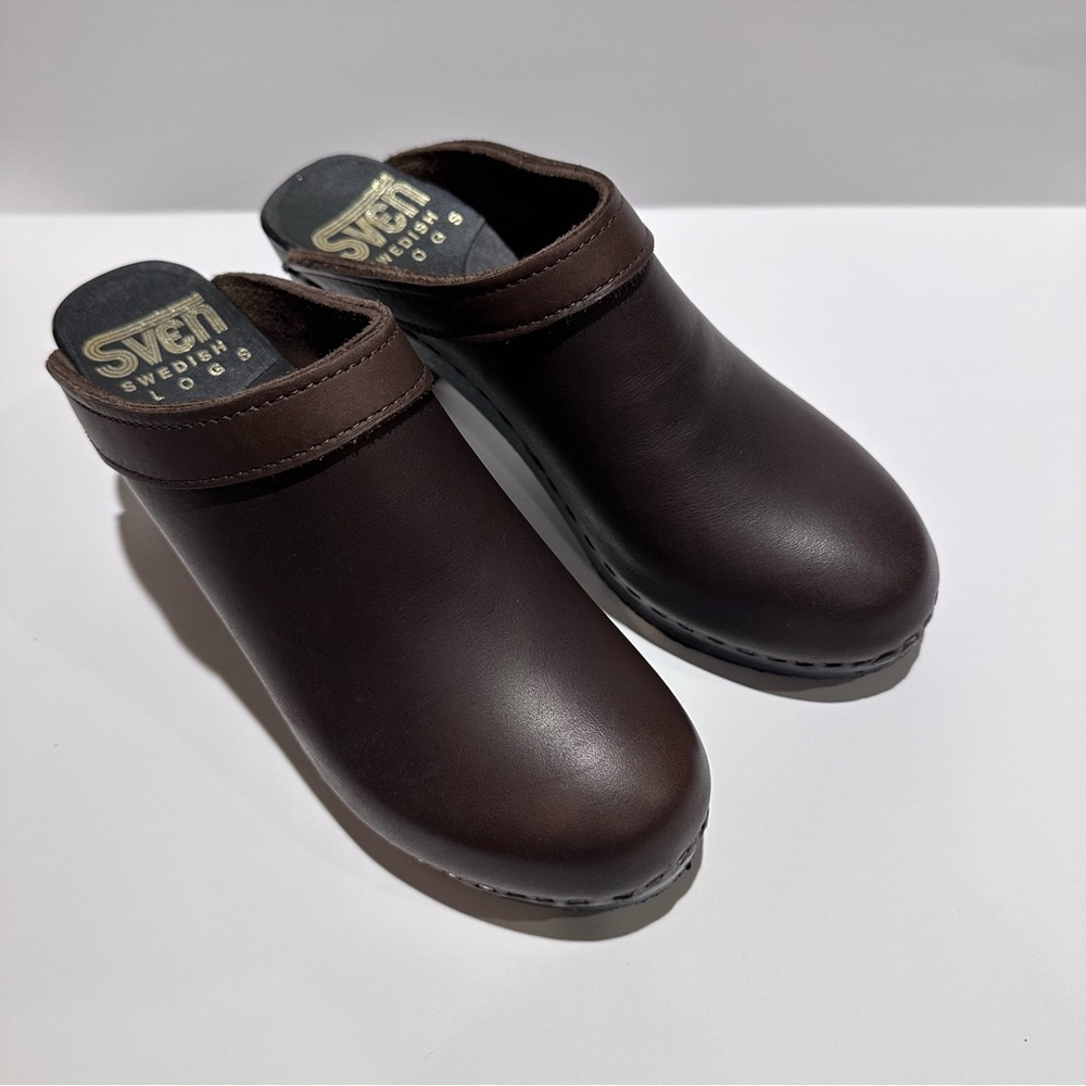 Sven Swedish Open Clog In Dark Brown - image 3